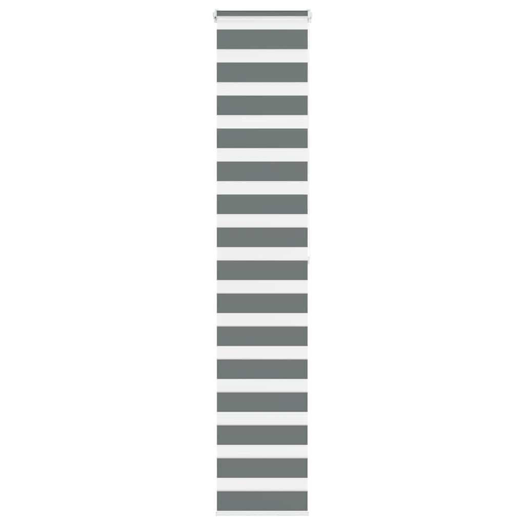 zebrafüggönnyel sötét szürke szövetszélesség 45,9 cm poliészter