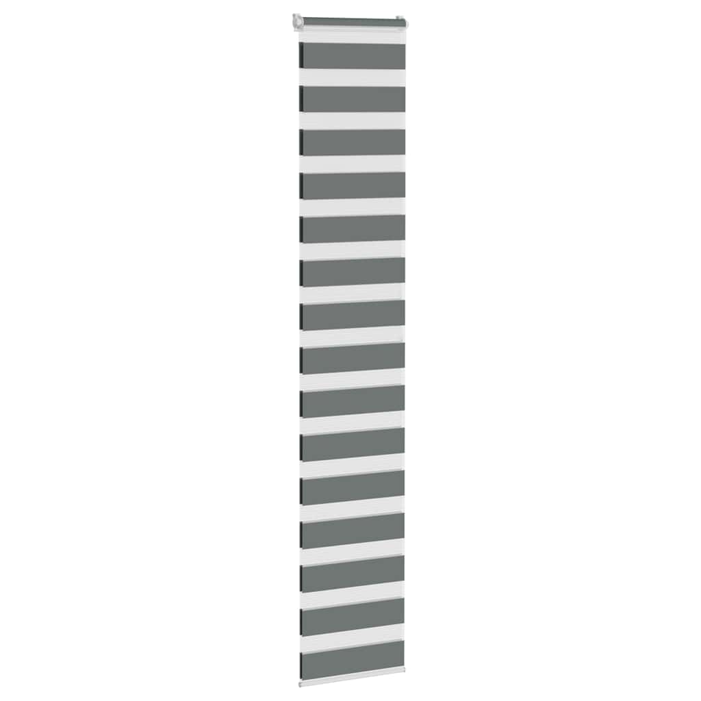 zebrafüggönnyel sötét szürke szövetszélesség 45,9 cm poliészter