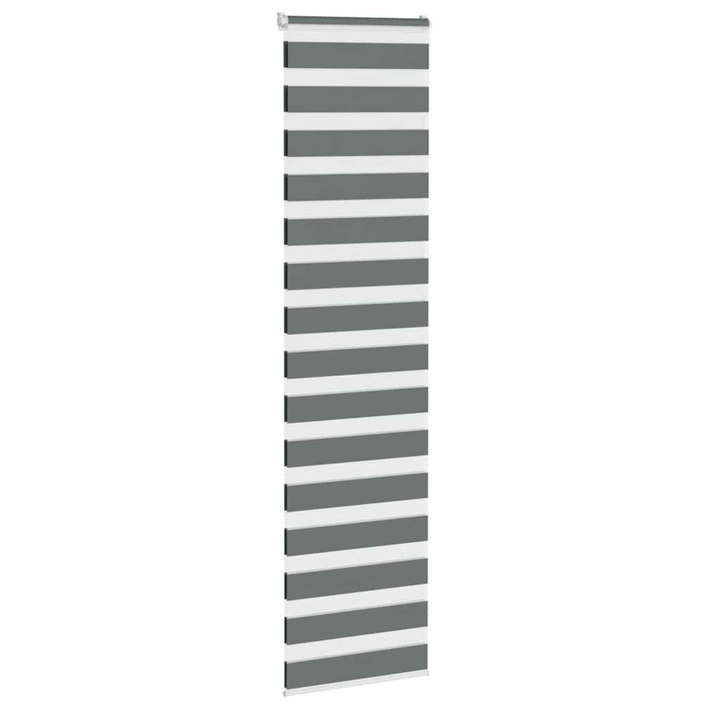 zebrafüggönnyel sötét szürke szövetszélesség 50,9 cm poliészter