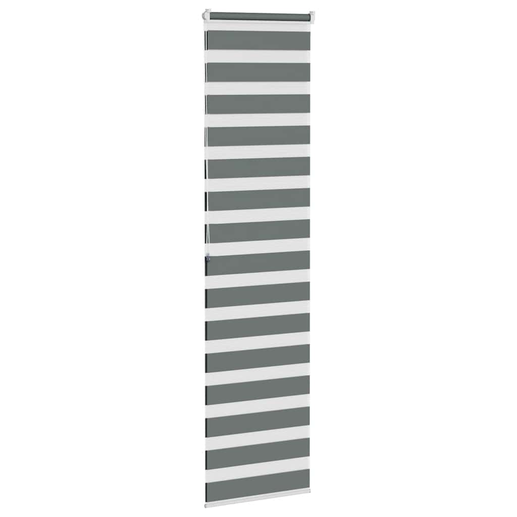 zebrafüggönnyel sötét szürke szövetszélesség 50,9 cm poliészter