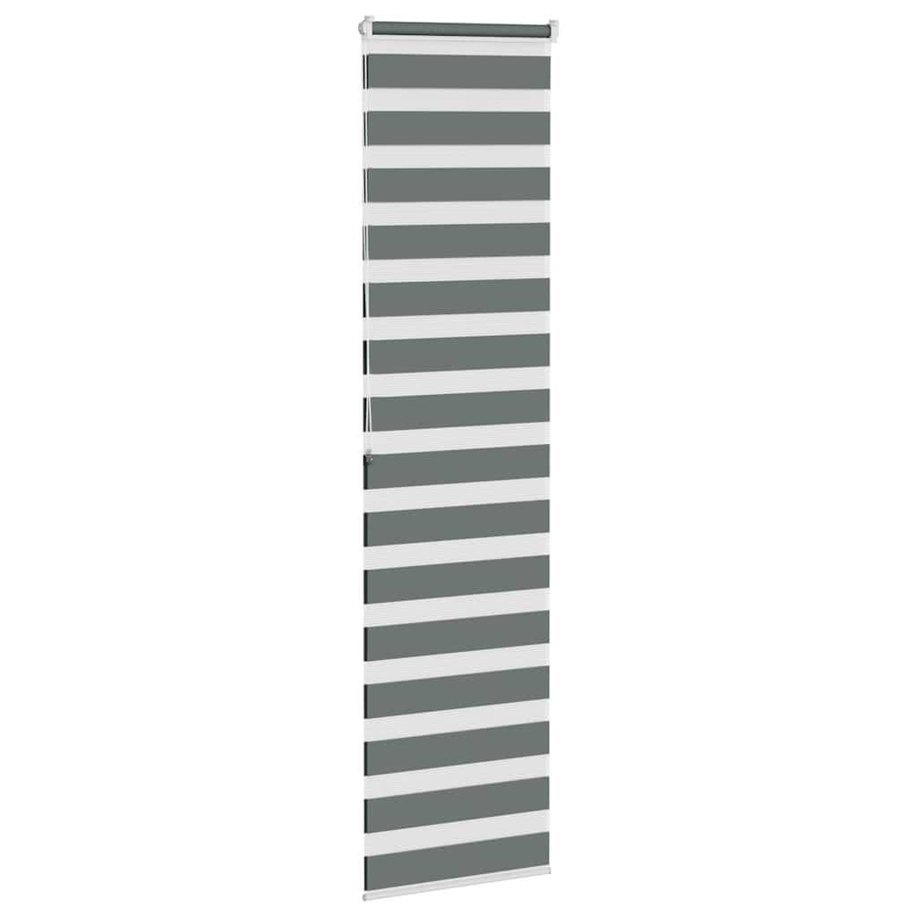 zebrafüggönnyel sötét szürke szövetszélesség 55,9 cm poliészter