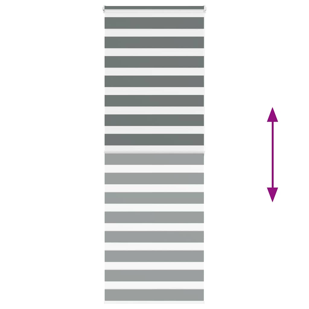 zebrafüggönnyel sötét szürke szövetszélesség 75,9 cm poliészter