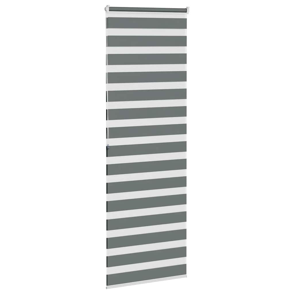 zebrafüggönnyel sötét szürke szövetszélesség 85,9 cm poliészter