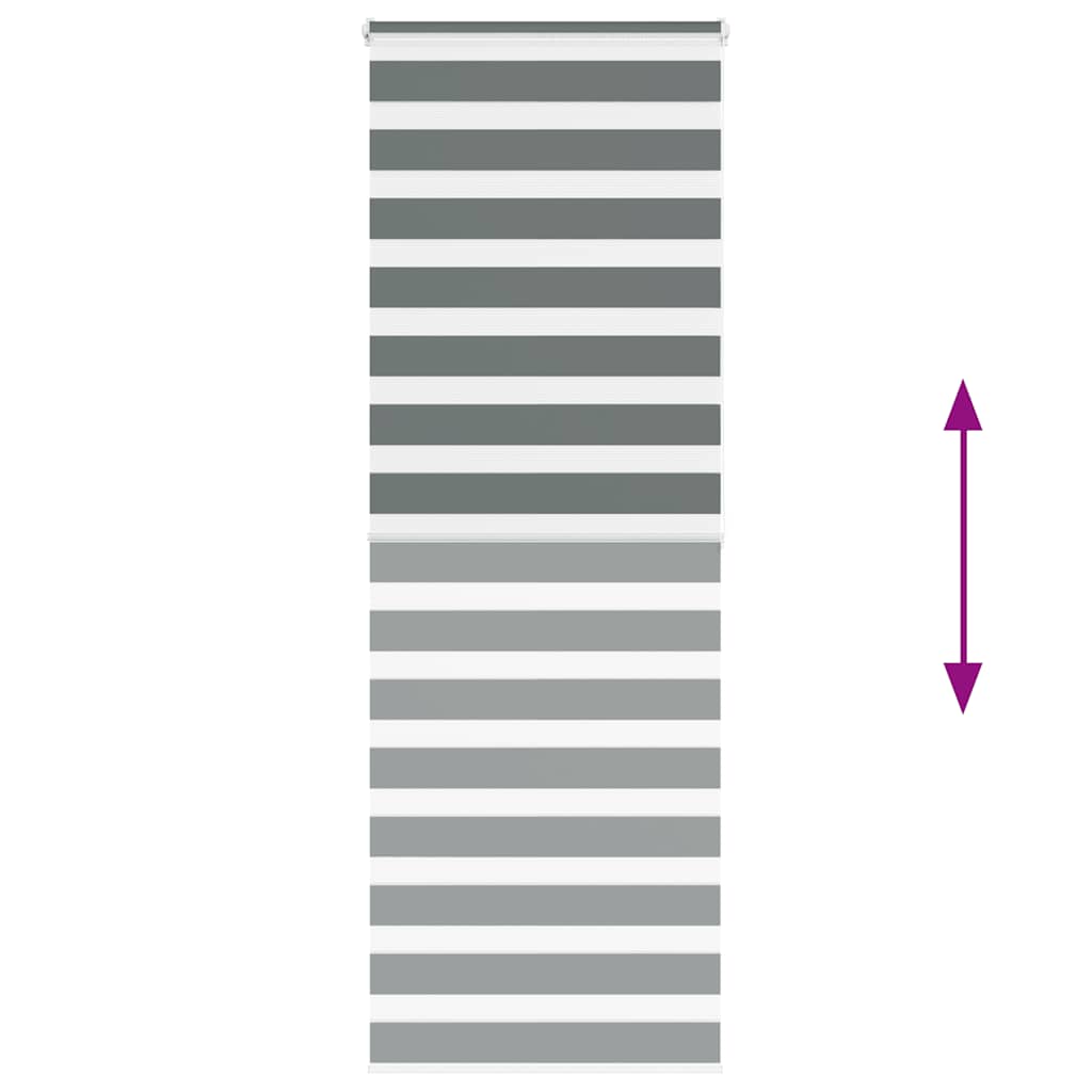 zebrafüggönnyel sötét szürke szövetszélesség 85,9 cm poliészter