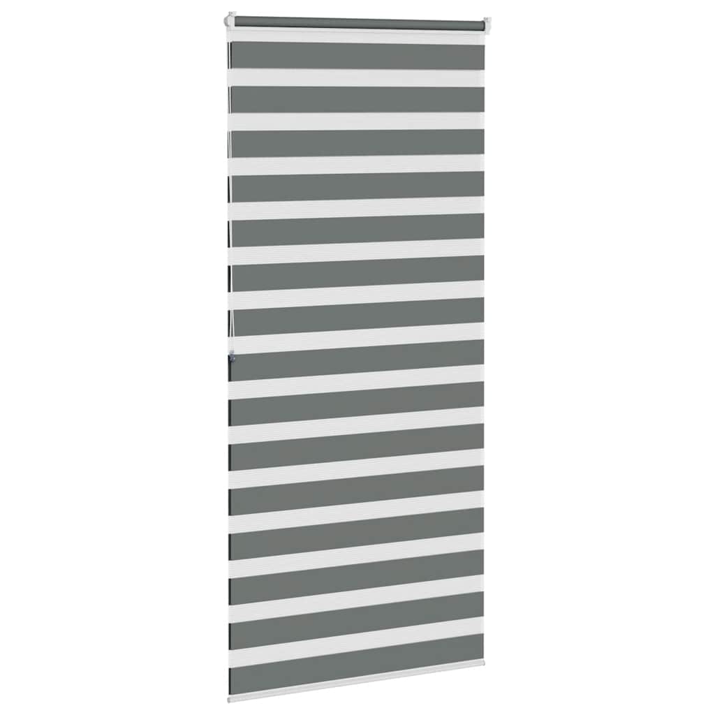 zebrafüggönnyel sötét szürke szövetszélesség 90,9 cm poliészter
