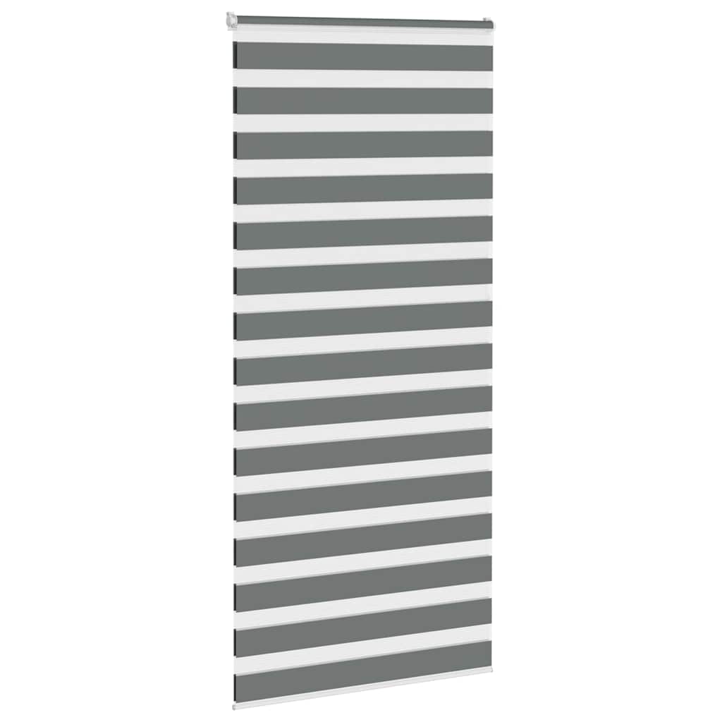 zebrafüggönnyel sötét szürke szövetszélesség 95,9 cm poliészter