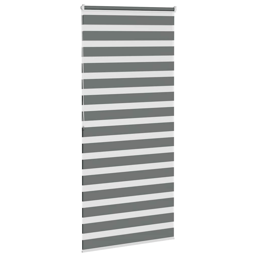 zebrafüggönnyel sötét szürke szövetszélesség 95,9 cm poliészter