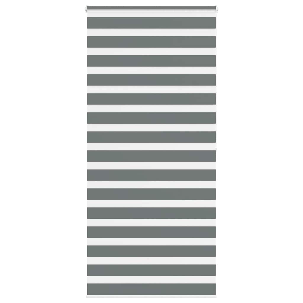 zebrafüggönnyel sötét szürke szövetszélesség 105,9cm poliészter