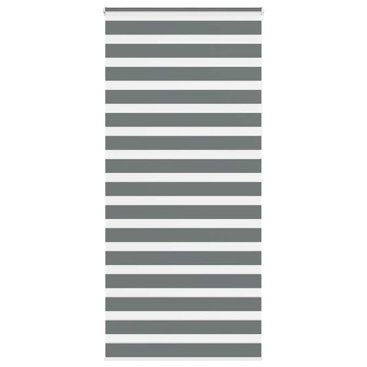 zebrafüggönnyel sötét szürke szövetszélesség 105,9cm poliészter