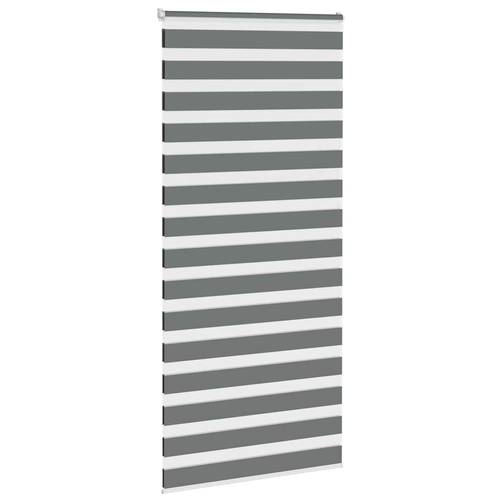 zebrafüggönnyel sötét szürke szövetszélesség 110,9cm poliészter