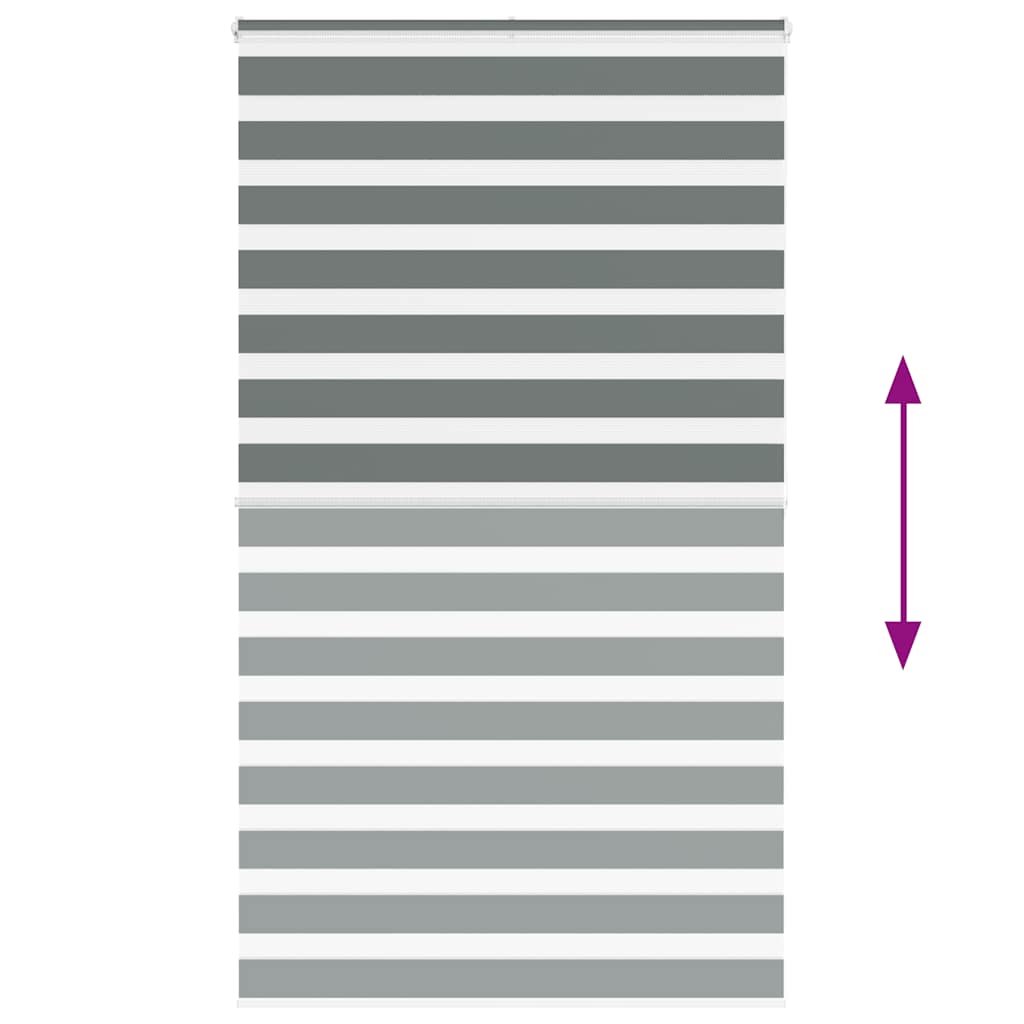 zebrafüggönnyel sötét szürke szövetszélesség 115,9cm poliészter