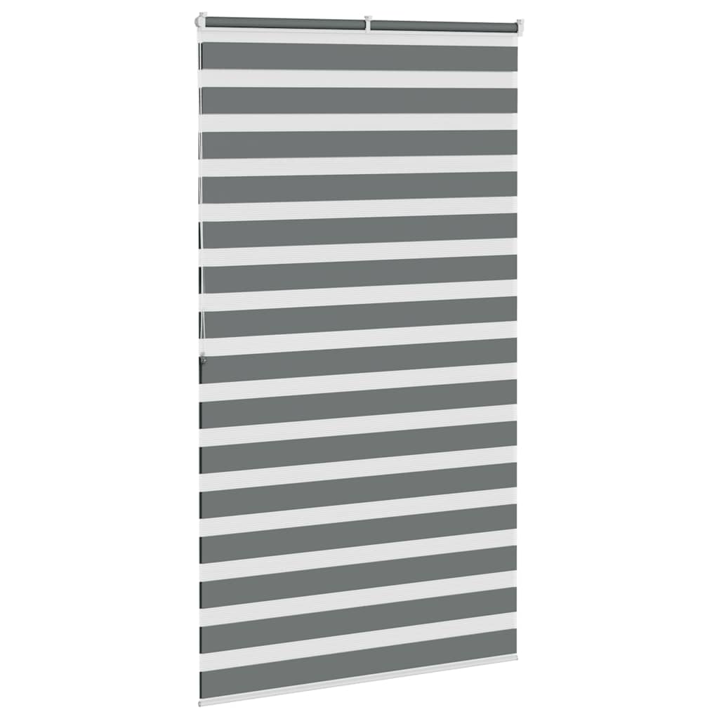 zebrafüggönnyel sötét szürke szövetszélesség 120,9cm poliészter