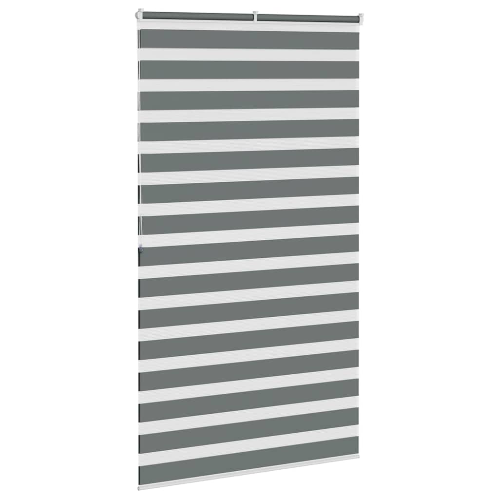 zebrafüggönnyel sötét szürke szövetszélesség 125,9cm poliészter