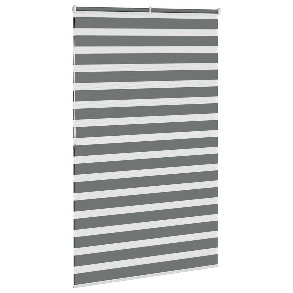 zebrafüggönnyel sötét szürke szövetszélesség 135,9cm poliészter