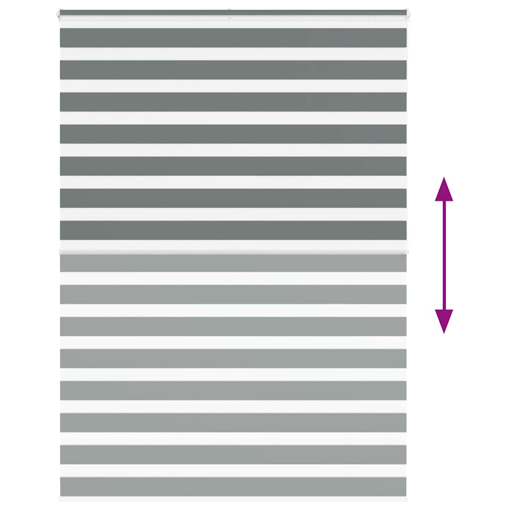 zebrafüggönnyel sötét szürke szövetszélesség 150,9cm poliészter