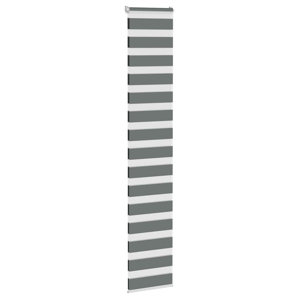 zebrafüggönnyel sötét szürke szövetszélesség 35,9 cm poliészter