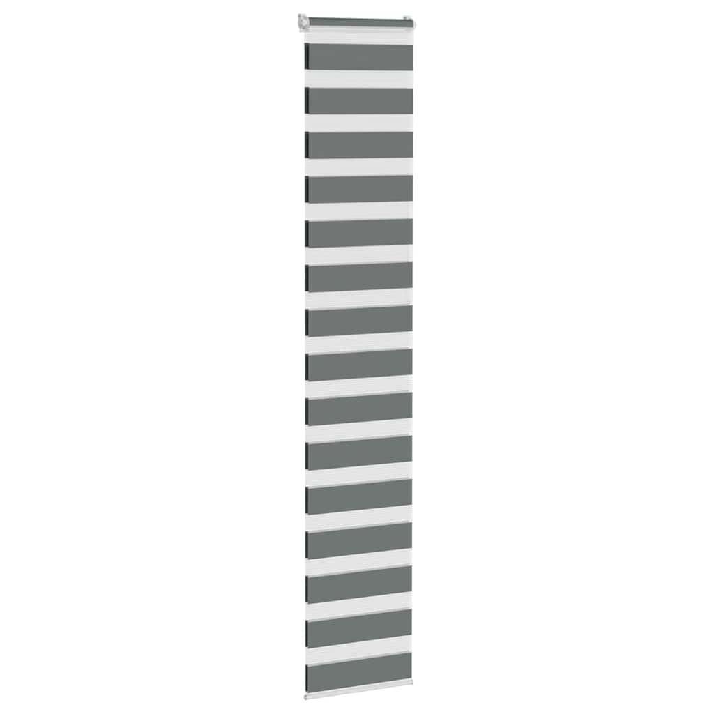 zebrafüggönnyel sötét szürke szövetszélesség 40,9 cm poliészter