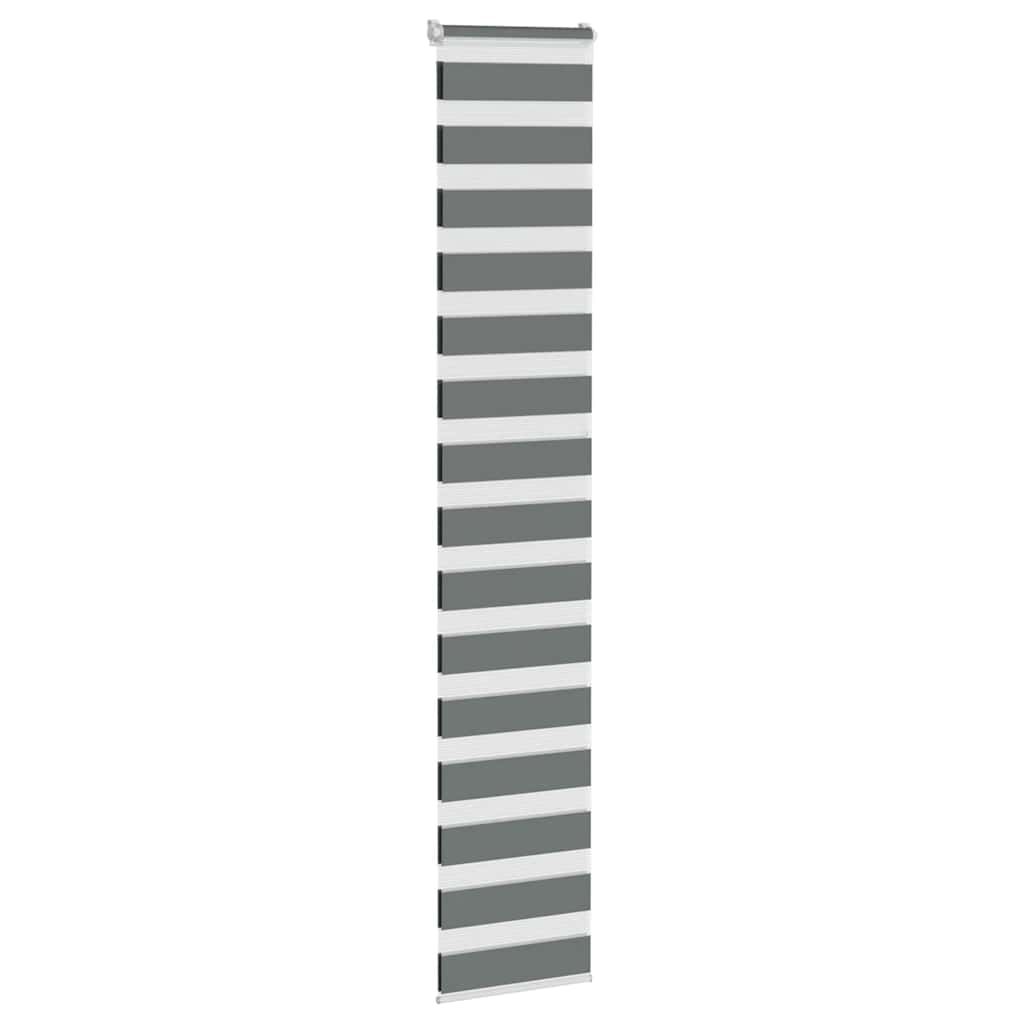 zebrafüggönnyel sötét szürke szövetszélesség 45,9 cm poliészter