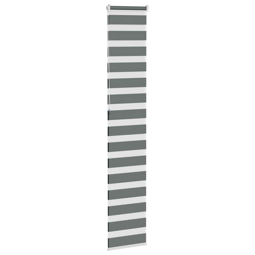 zebrafüggönnyel sötét szürke szövetszélesség 45,9 cm poliészter