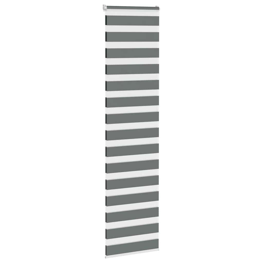 zebrafüggönnyel sötét szürke szövetszélesség 55,9 cm poliészter