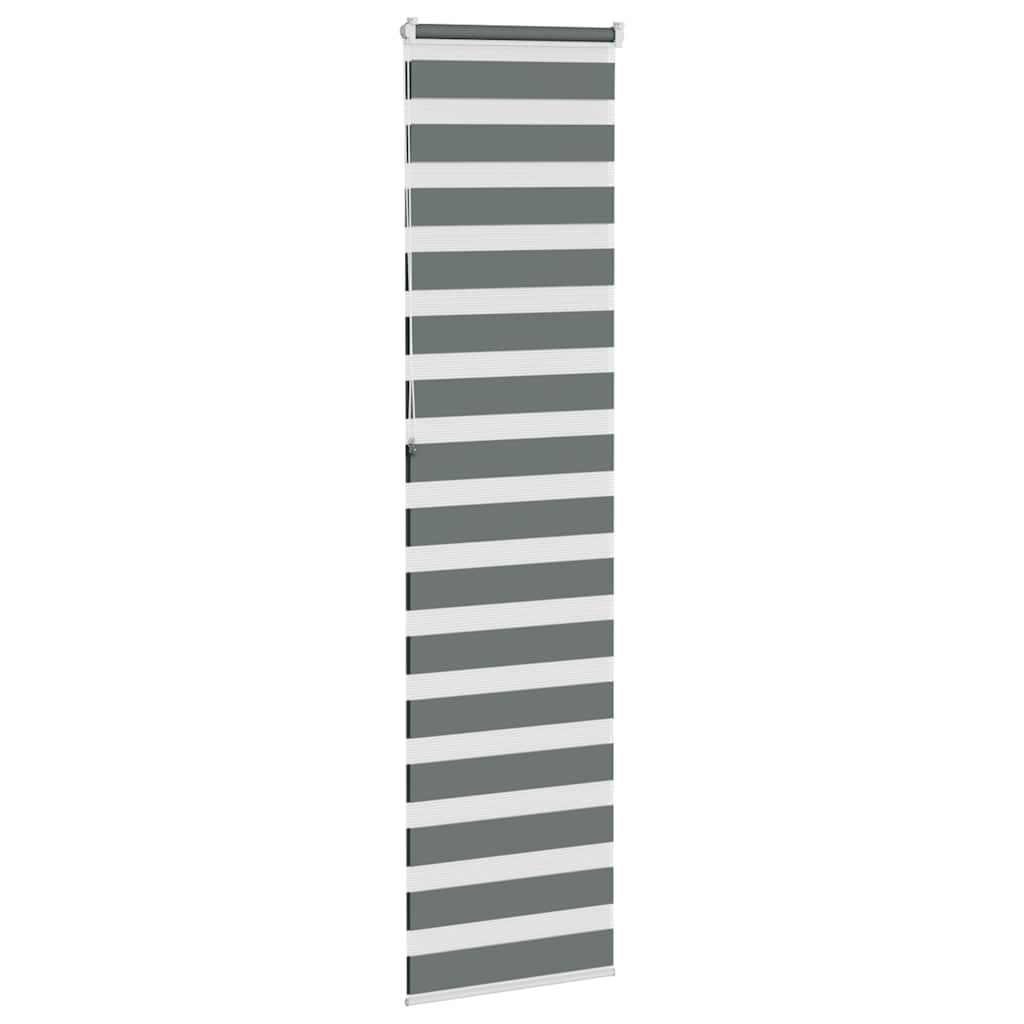 zebrafüggönnyel sötét szürke szövetszélesség 55,9 cm poliészter