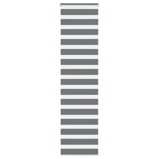 zebrafüggönnyel sötét szürke szövetszélesség 60,9 cm poliészter