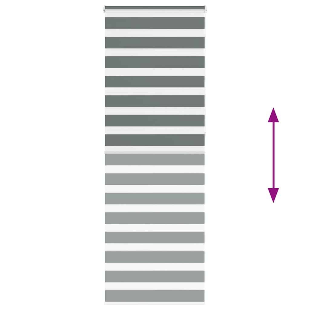 zebrafüggönnyel sötét szürke szövetszélesség 65,9 cm poliészter