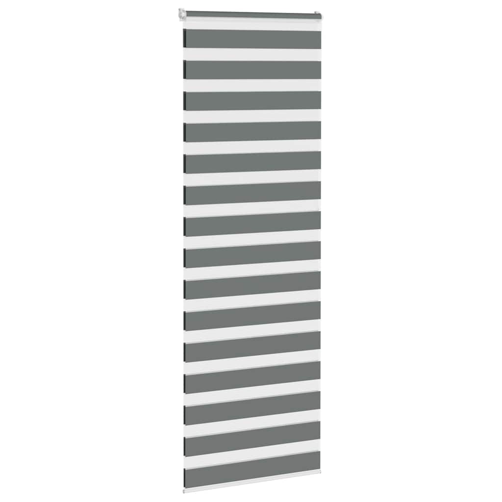 zebrafüggönnyel sötét szürke szövetszélesség 70,9 cm poliészter
