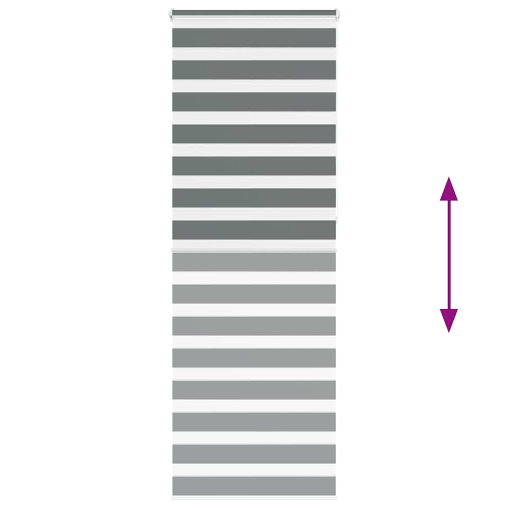 zebrafüggönnyel sötét szürke szövetszélesség 70,9 cm poliészter