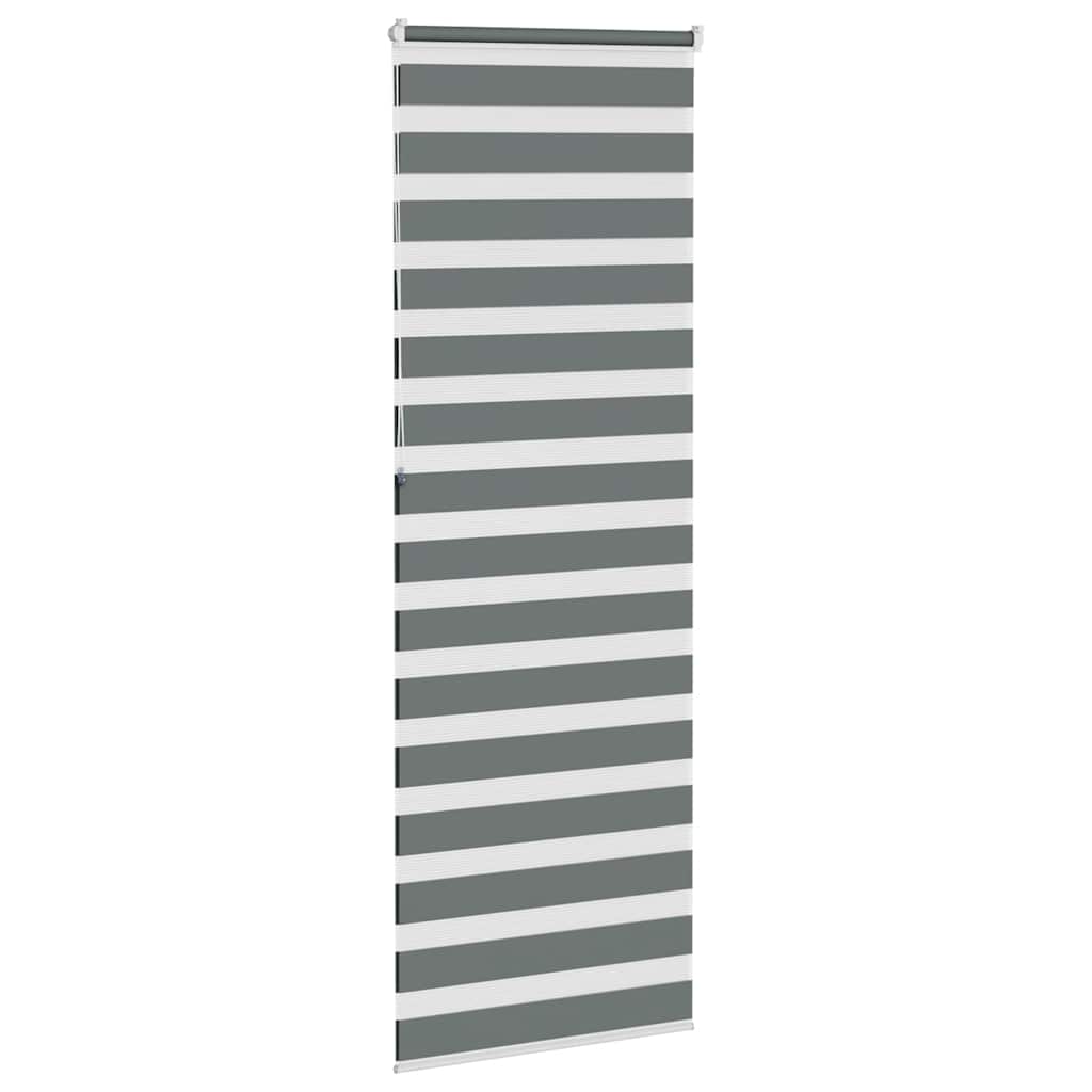 zebrafüggönnyel sötét szürke szövetszélesség 80,9 cm poliészter
