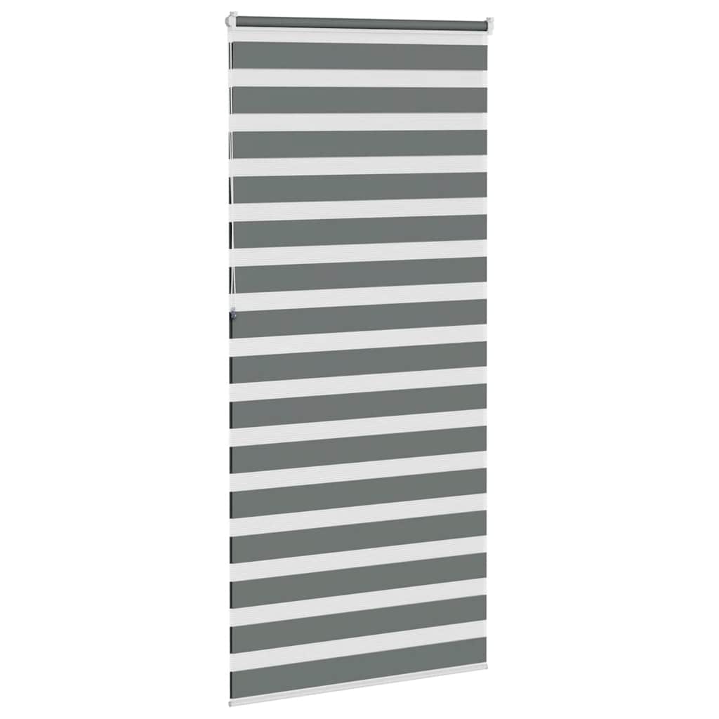 zebrafüggönnyel sötét szürke szövetszélesség 90,9 cm poliészter