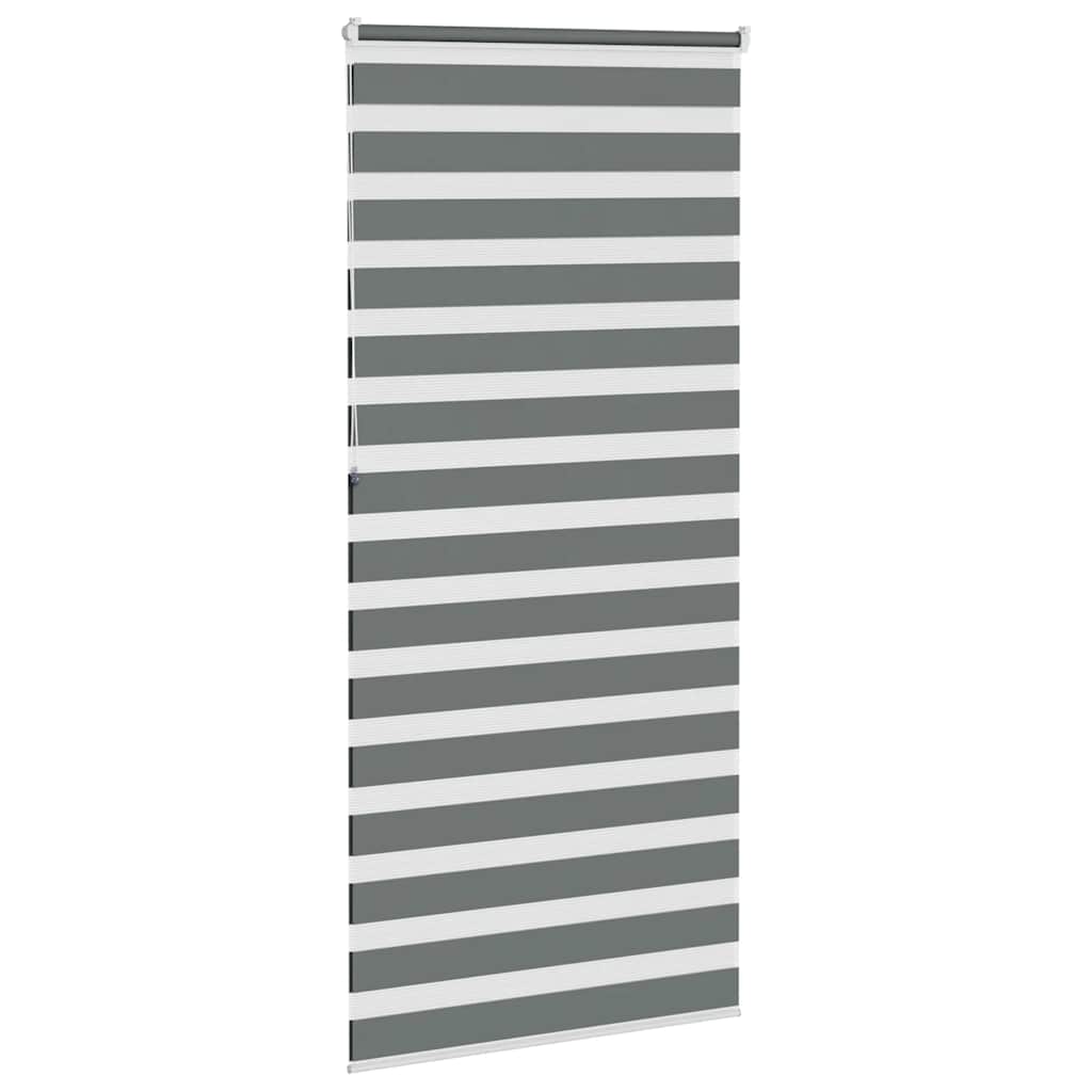 zebrafüggönnyel sötét szürke szövetszélesség 95,9 cm poliészter