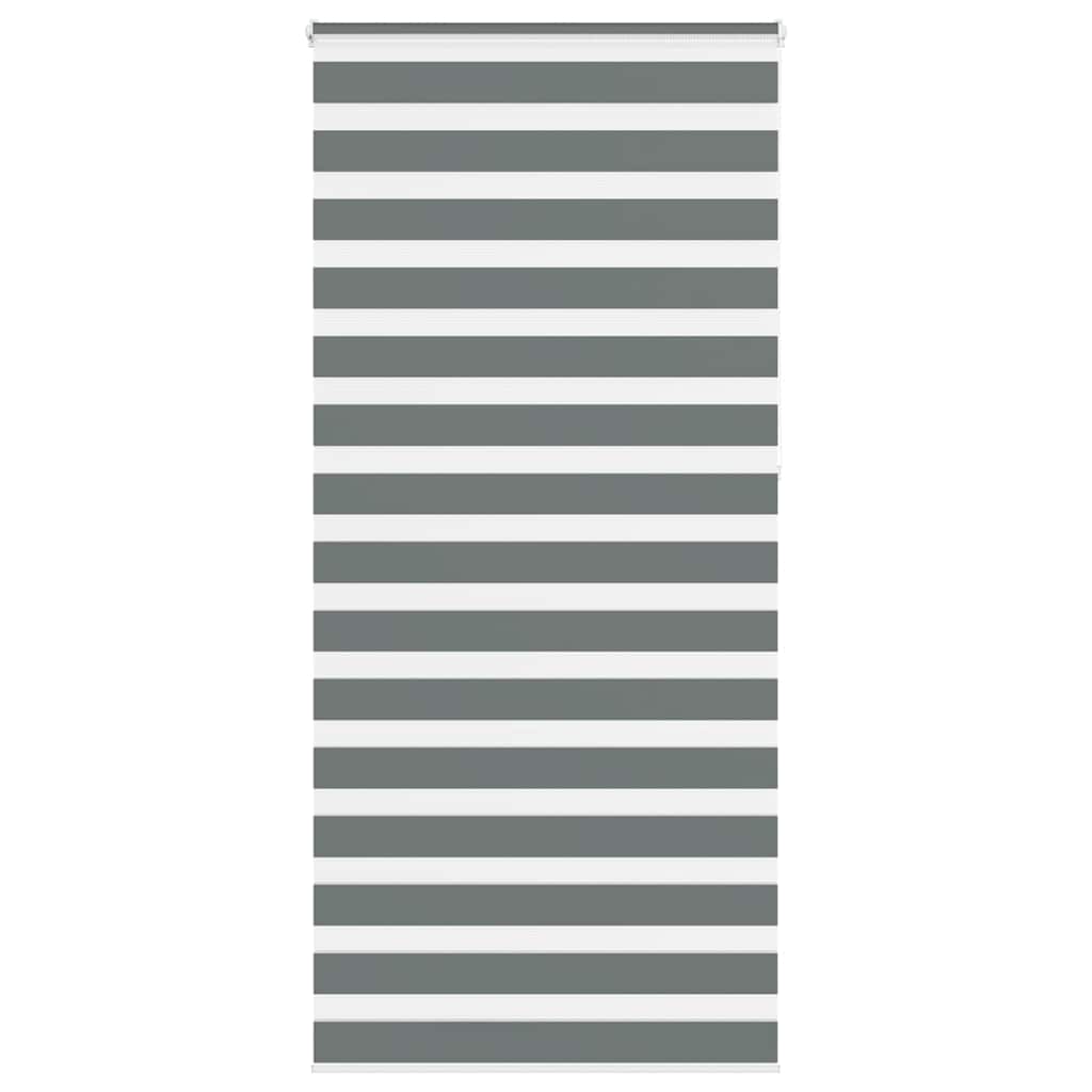 zebrafüggönnyel sötét szürke szövetszélesség 100,9cm poliészter