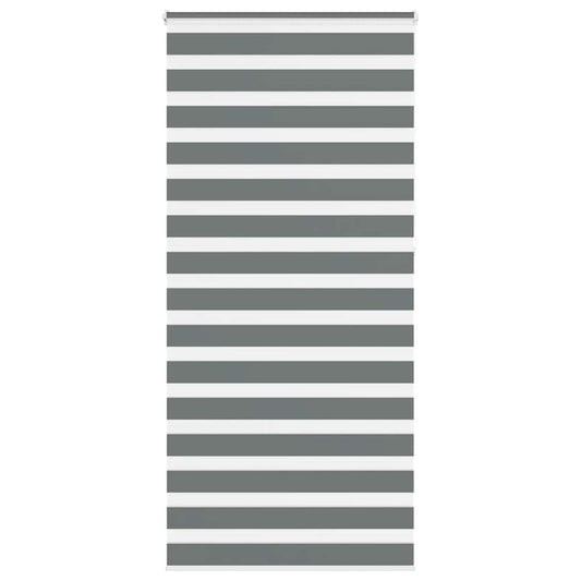 zebrafüggönnyel sötét szürke szövetszélesség 105,9cm poliészter