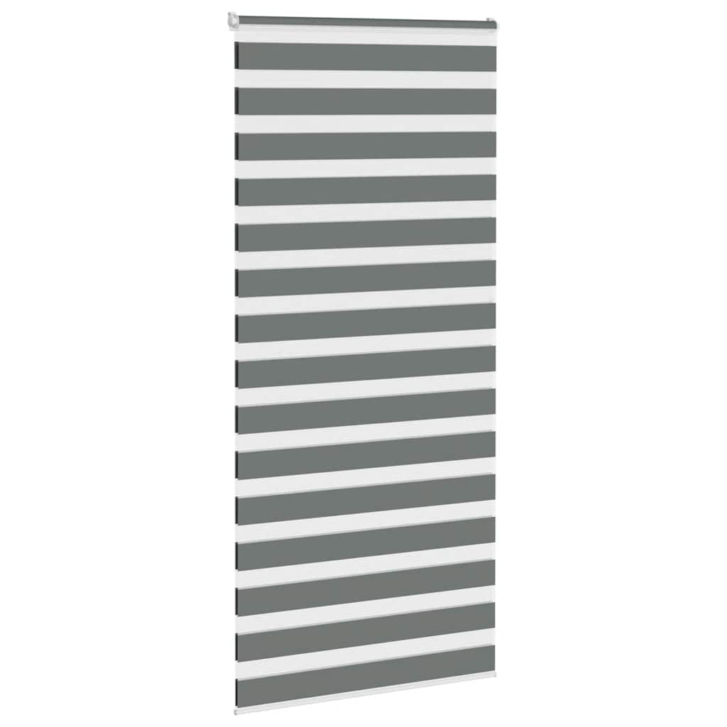 zebrafüggönnyel sötét szürke szövetszélesség 105,9cm poliészter