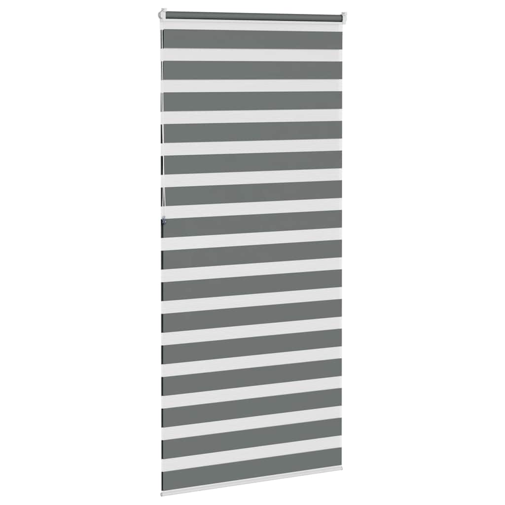 zebrafüggönnyel sötét szürke szövetszélesség 110,9cm poliészter