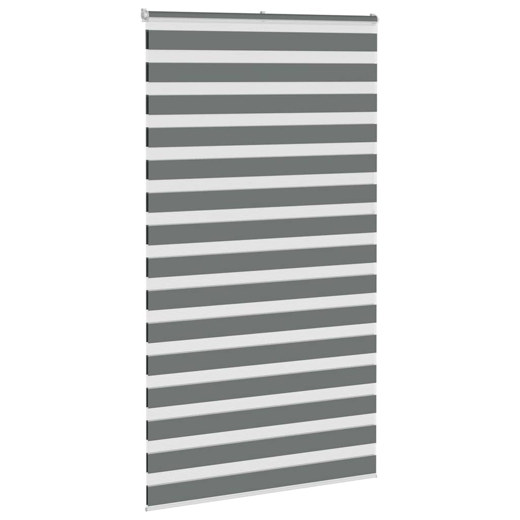 zebrafüggönnyel sötét szürke szövetszélesség 115,9cm poliészter