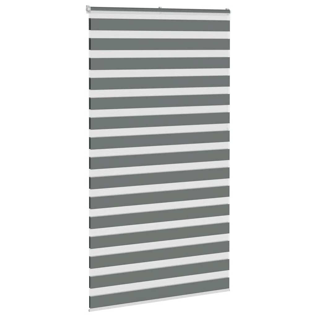 zebrafüggönnyel sötét szürke szövetszélesség 120,9cm poliészter