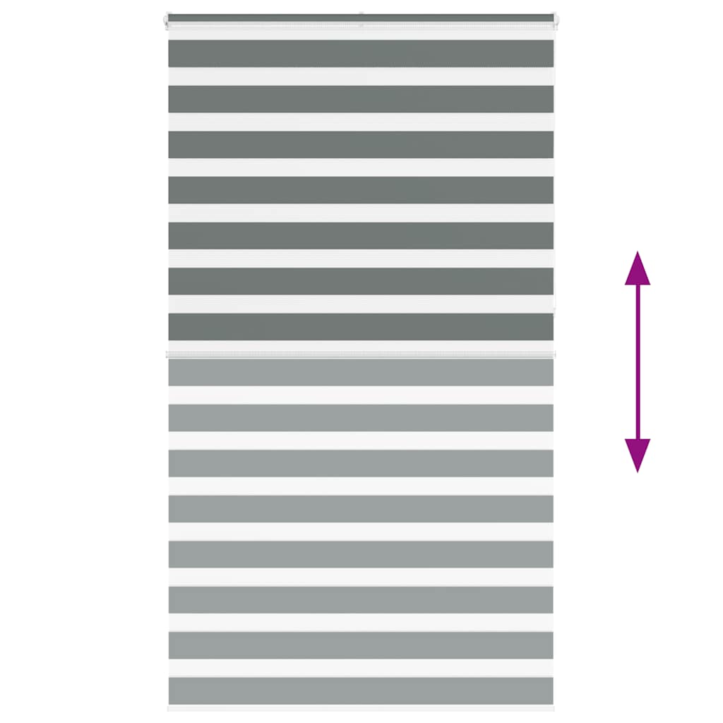 zebrafüggönnyel sötét szürke szövetszélesség 120,9cm poliészter