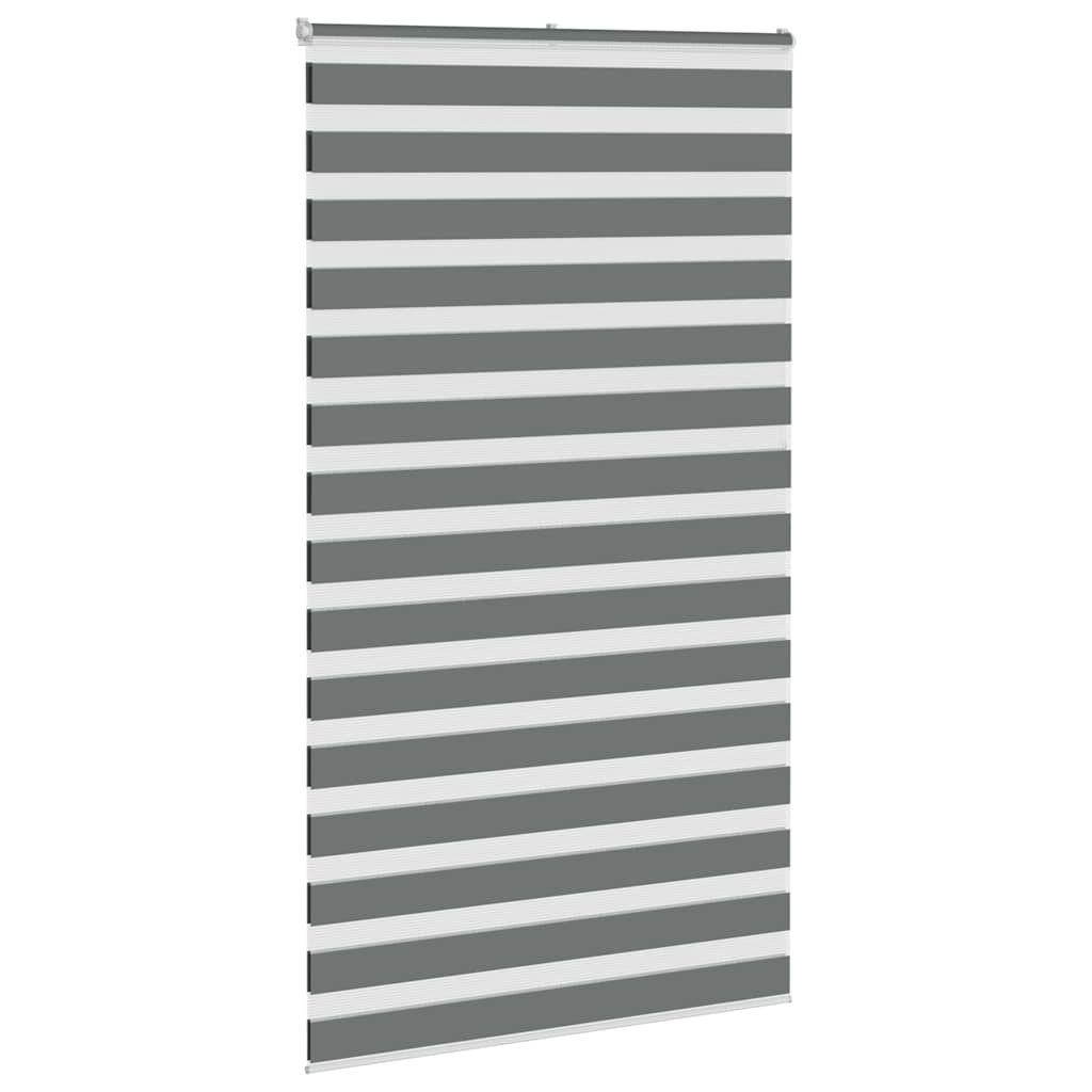 zebrafüggönnyel sötét szürke szövetszélesség 125,9cm poliészter