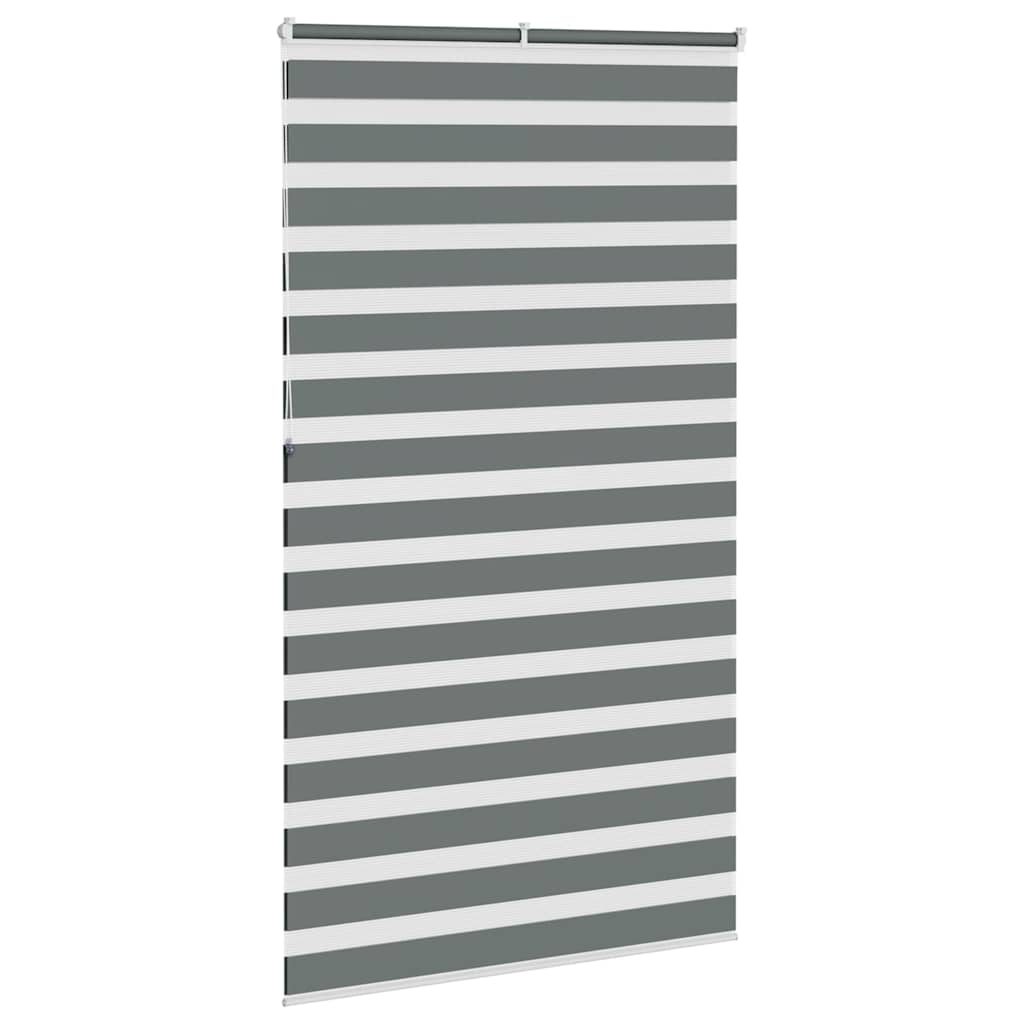 zebrafüggönnyel sötét szürke szövetszélesség 125,9cm poliészter