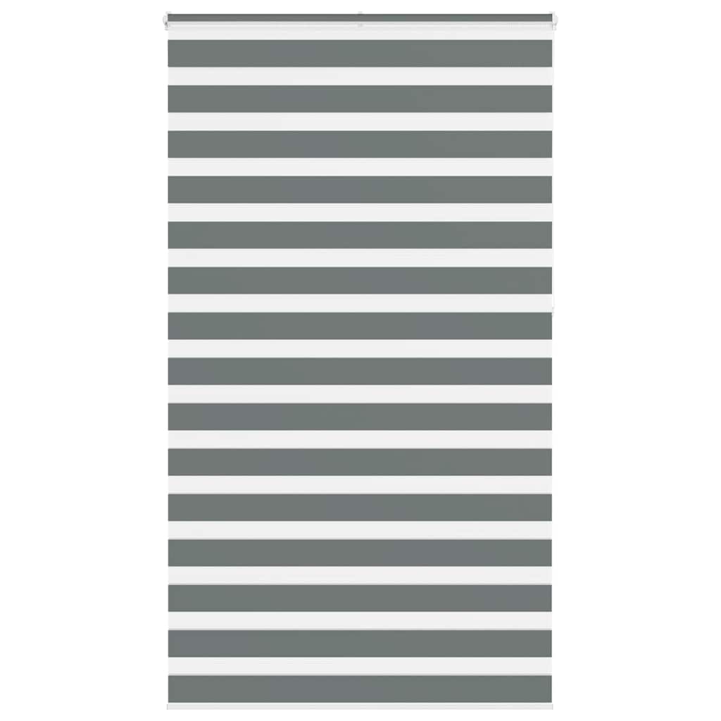 zebrafüggönnyel sötét szürke szövetszélesség 130,9cm poliészter