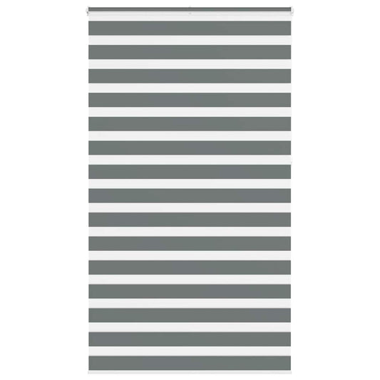 zebrafüggönnyel sötét szürke szövetszélesség 130,9cm poliészter