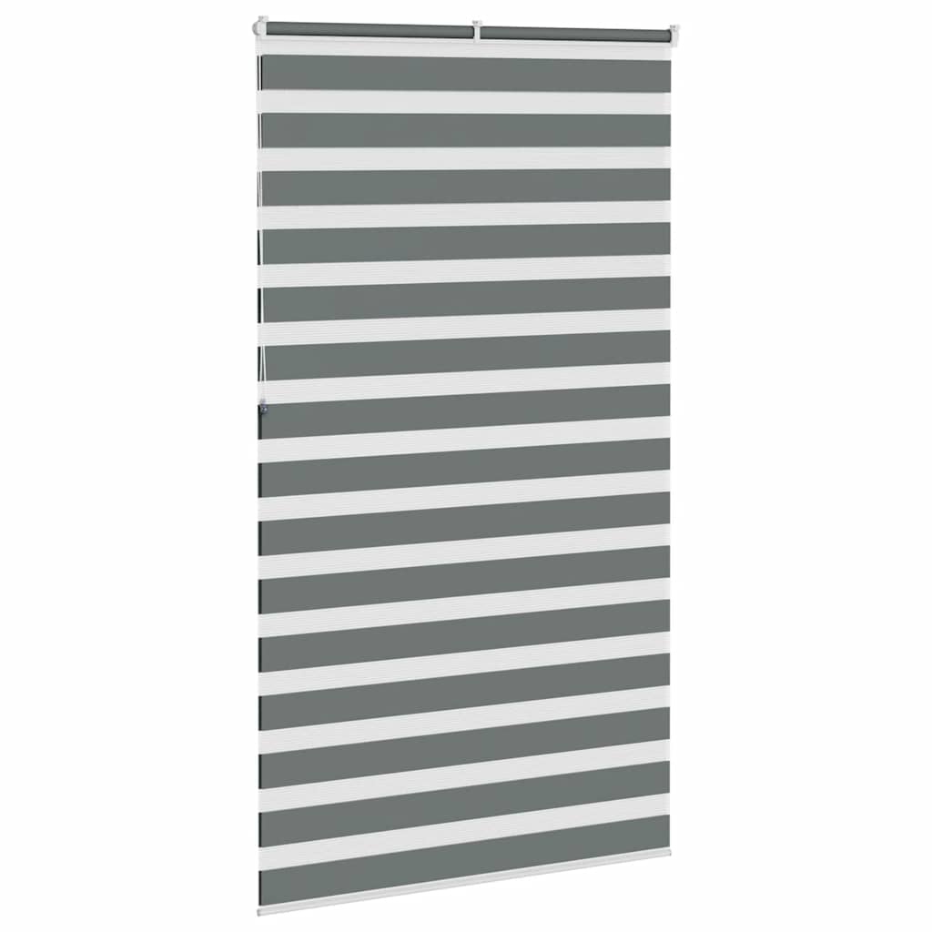 zebrafüggönnyel sötét szürke szövetszélesség 130,9cm poliészter