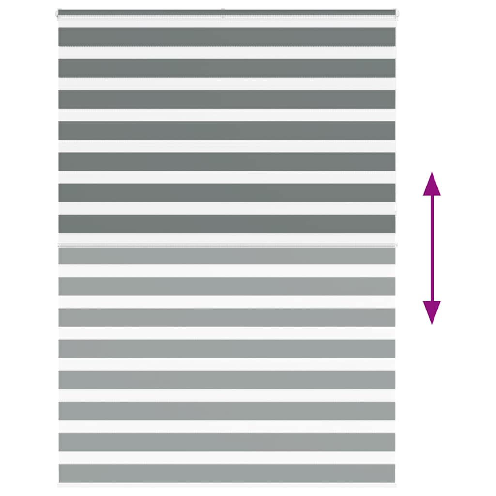 zebrafüggönnyel sötét szürke szövetszélesség 150,9cm poliészter