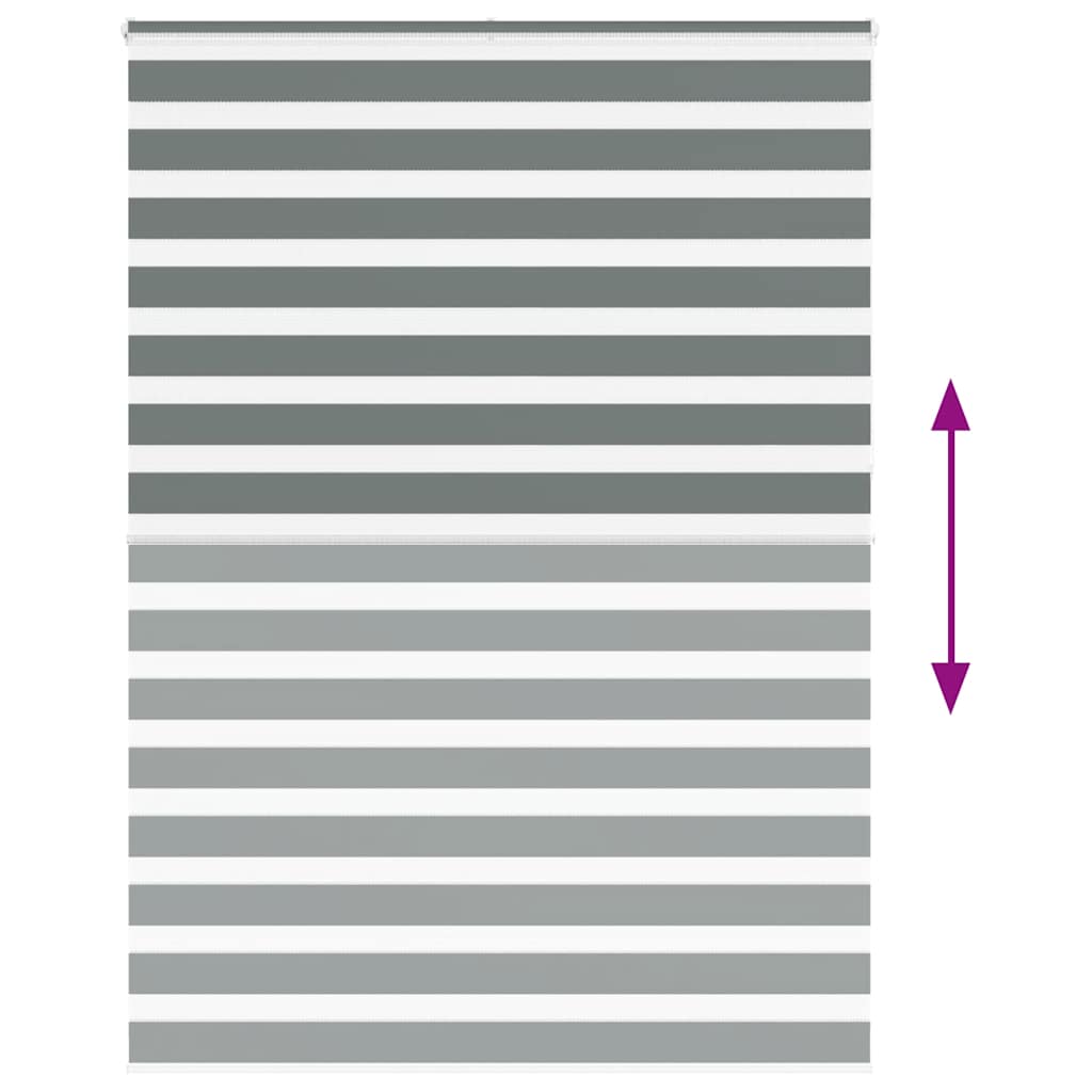 zebrafüggönnyel sötét szürke szövetszélesség 155,9cm poliészter