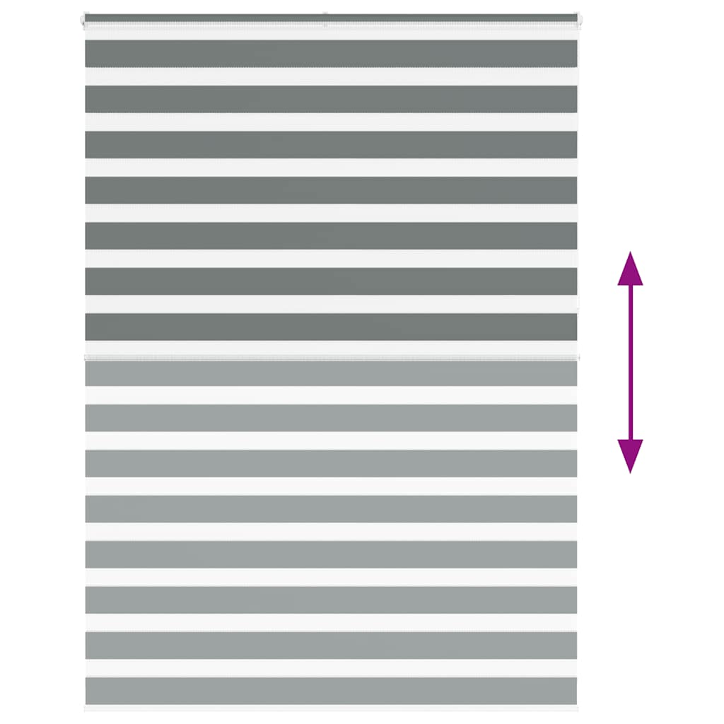 zebrafüggönnyel sötét szürke szövetszélesség 160,9cm poliészter