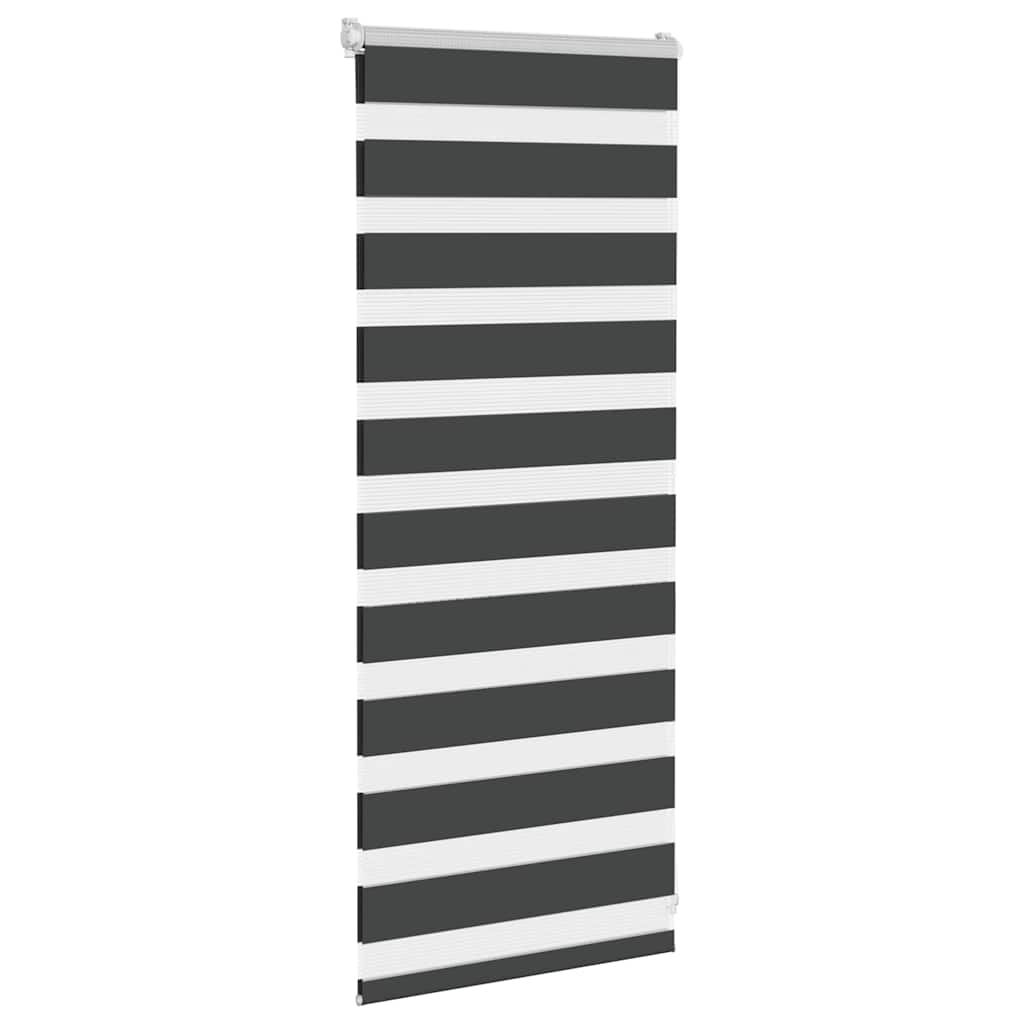 zebrafüggönnyel fekete szövetszélesség 55,9 cm poliészter