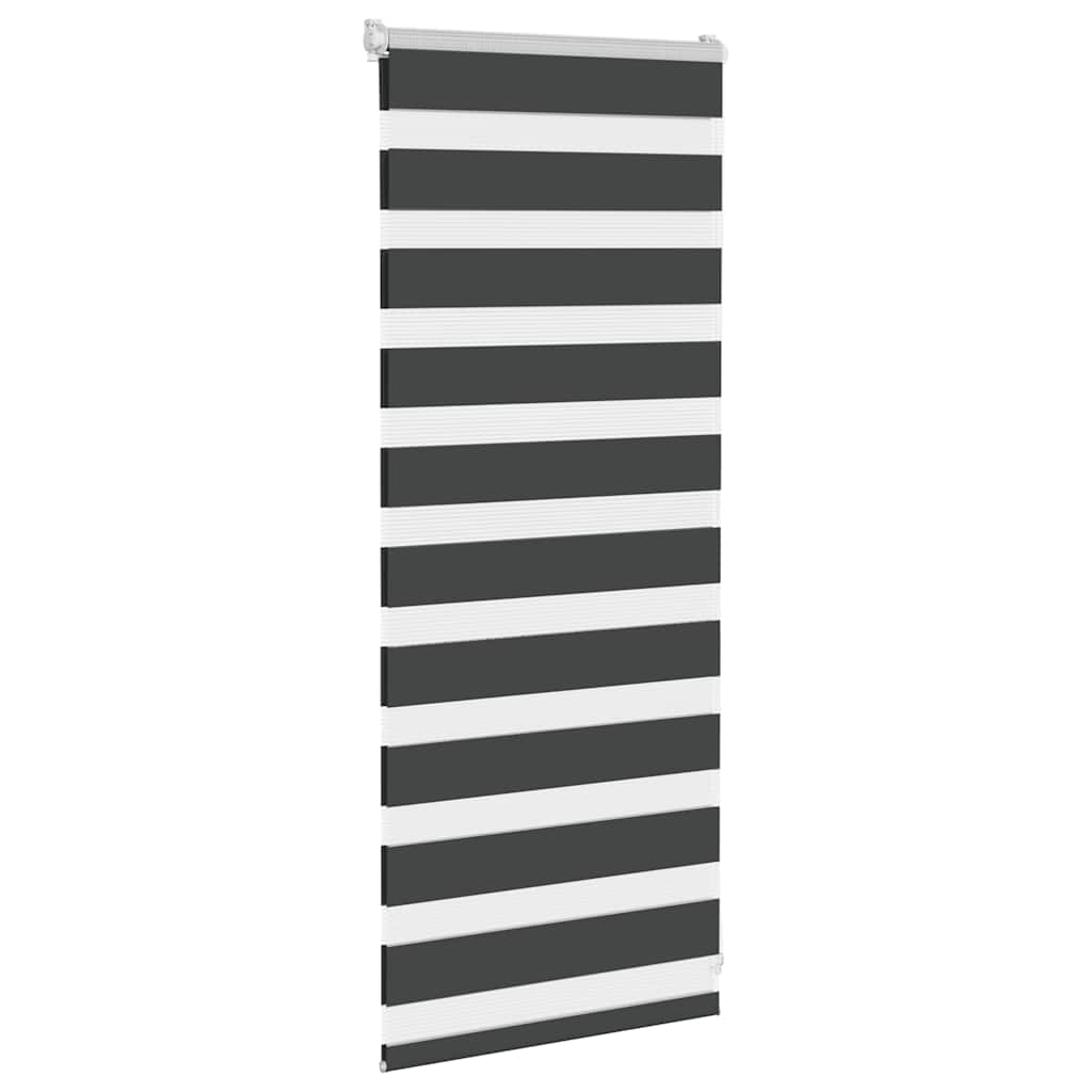 zebrafüggönnyel fekete szövetszélesség 60,9 cm poliészter