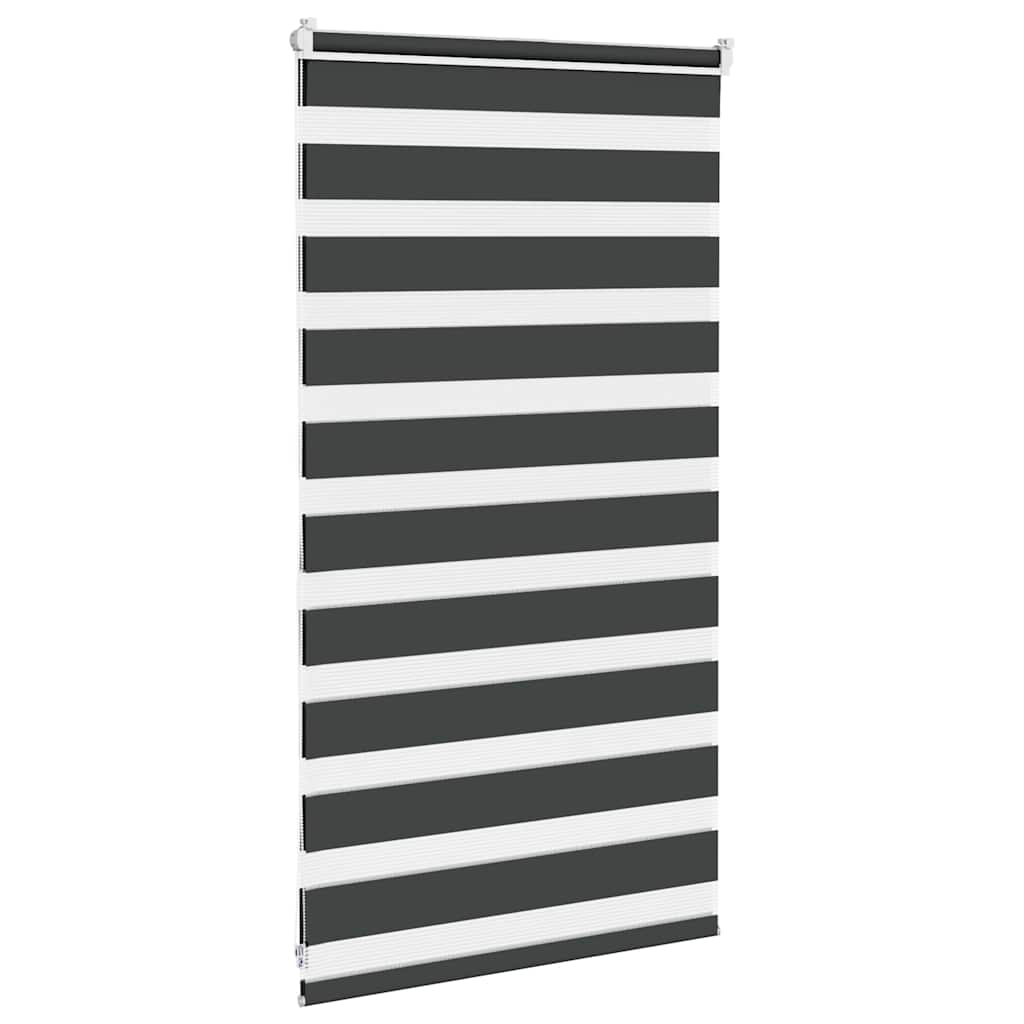 zebrafüggönnyel fekete szövetszélesség 75,9 cm poliészter